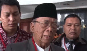 KH. Dr. Amidhan Shaberah. (Tangkap layar YouTube Mahkamah Konstitusi RI)